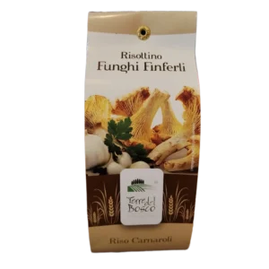 Risottino Funghi Finferli 250g Terre del Bosco in confezione con occhiello