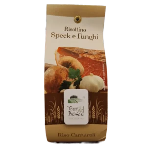 Risottino Speck Funghi Carnaroli 250g nella busta Terre del Bosco