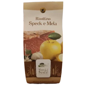 Risottino Speck Mela 250g Terre del Bosco in busta con illustrazioni